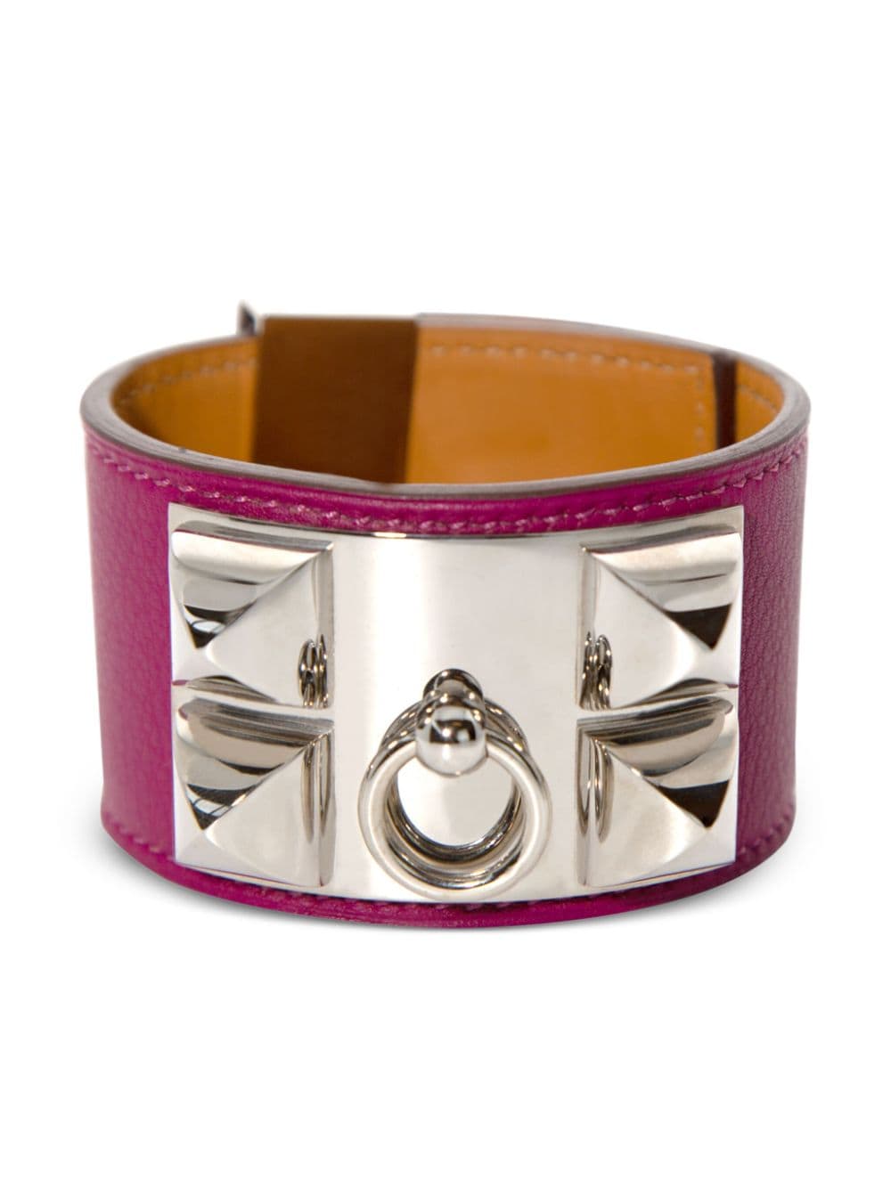 Hermès Pre-Owned Collier de Chien leather bracelet - Pink von Hermès Pre-Owned