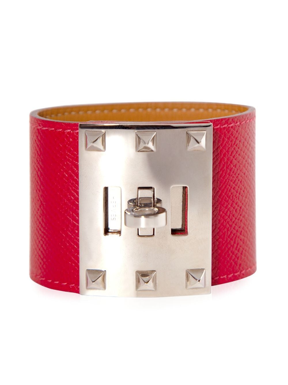 Hermès Pre-Owned Kelly Dog Extreme leather bracelet - Red von Hermès Pre-Owned