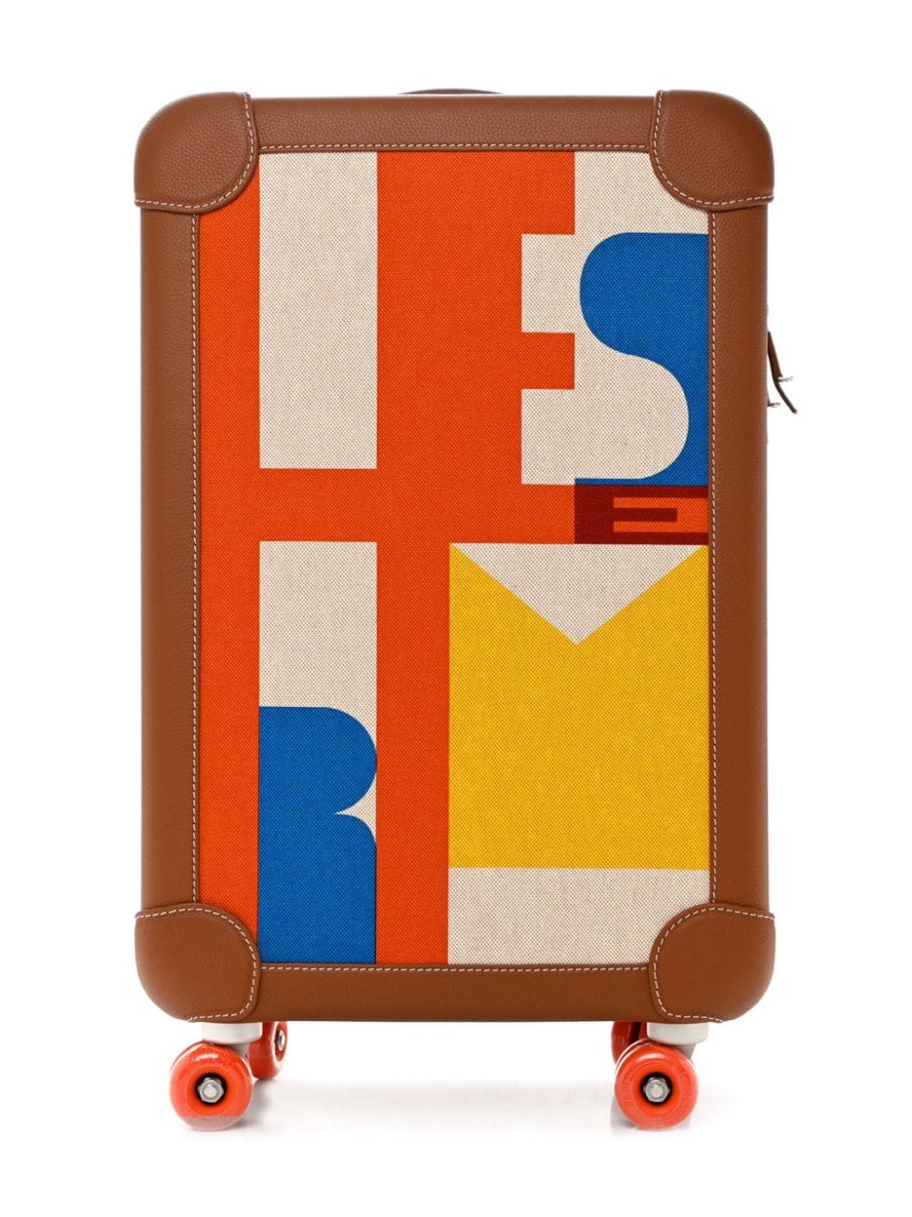 Hermès Pre-Owned R.M.S Trolley rollerbag leather suitcase - Brown von Hermès Pre-Owned