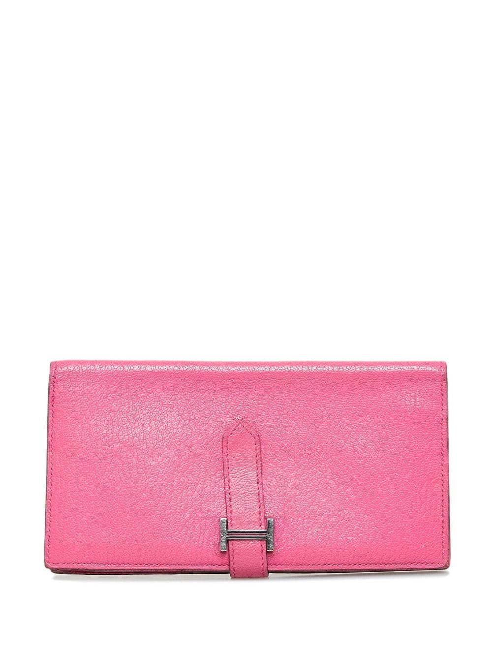 Hermès Pre-Owned pre-owned Bearn Soufflet wallet - Pink von Hermès Pre-Owned