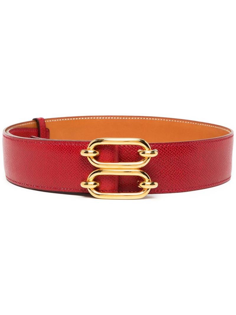 Hermès Pre-Owned pre-owned Chaîne d'Ancre reversible belt - Red von Hermès Pre-Owned