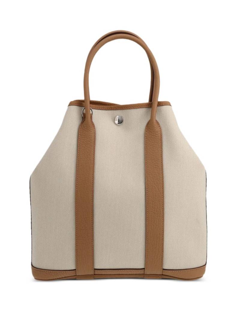 Hermès Pre-Owned Gris-Béton canvas tote bag - Neutrals von Hermès Pre-Owned