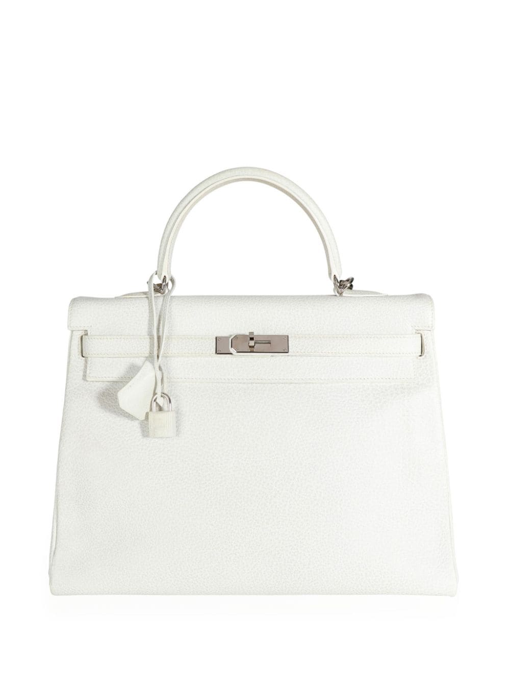 Hermès Pre-Owned Retourné Kelly 35 handbag - White von Hermès Pre-Owned