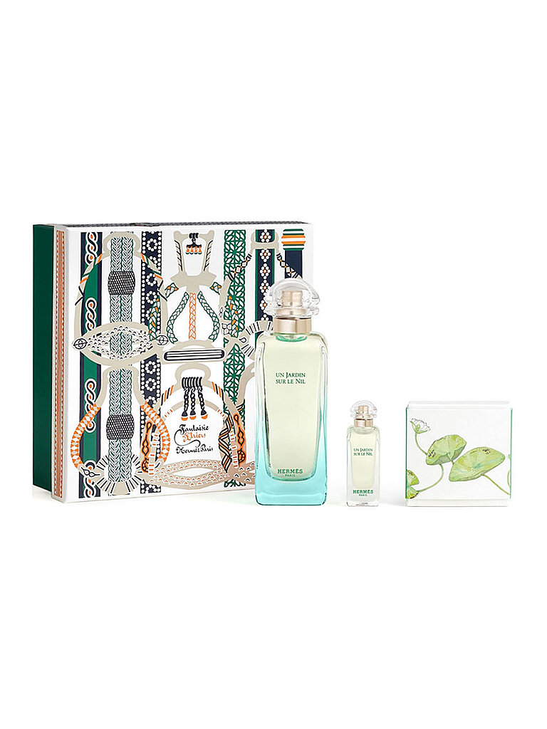 HERMÈS Geschenkset - Un Jardin sur le Nil Eau de Toilette 100ml / 50g / 7,5ml von Hermès