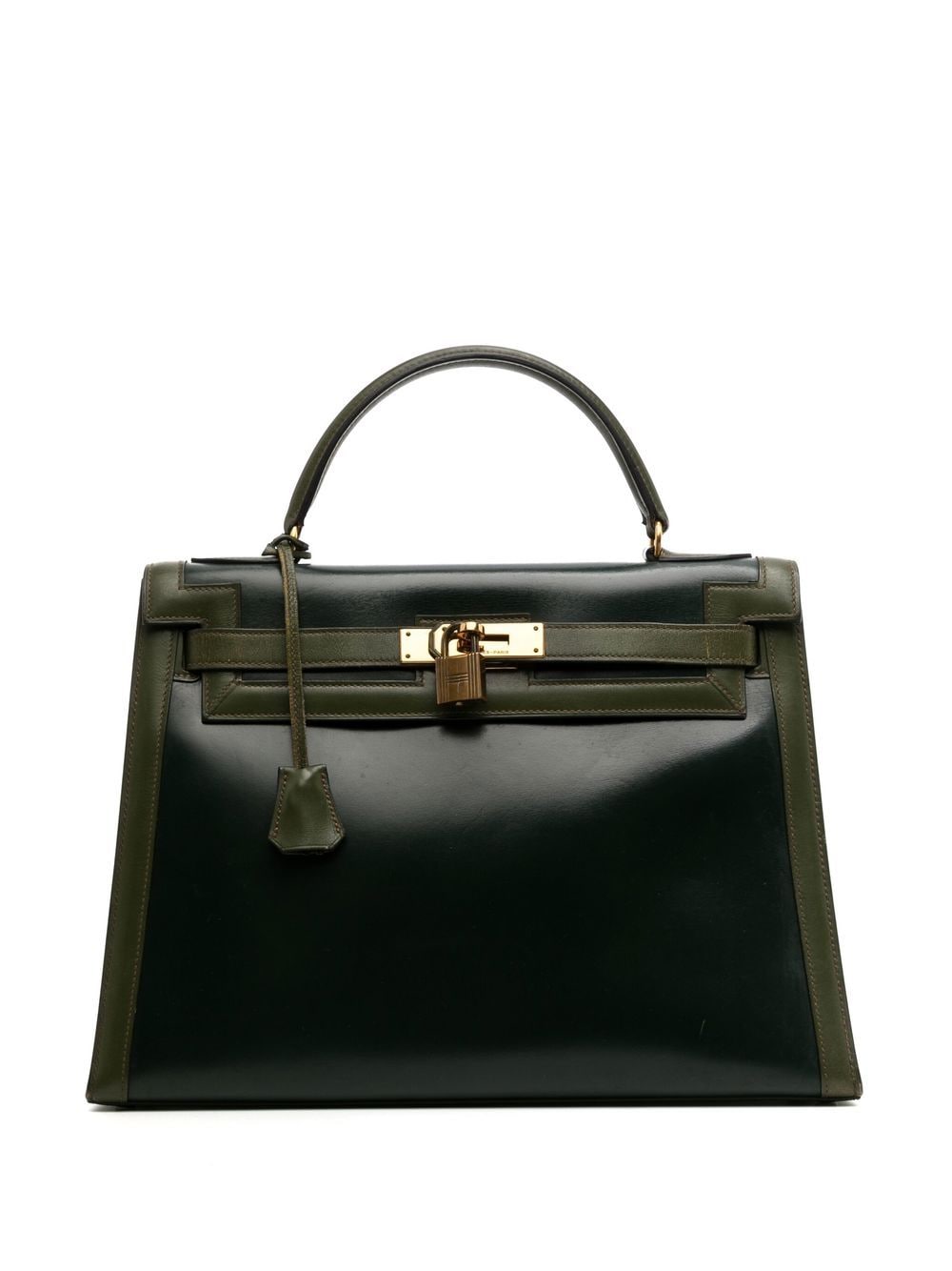 Hermès Pre-Owned 1980s Kelly 32 Sellier bag - Green von Hermès Pre-Owned