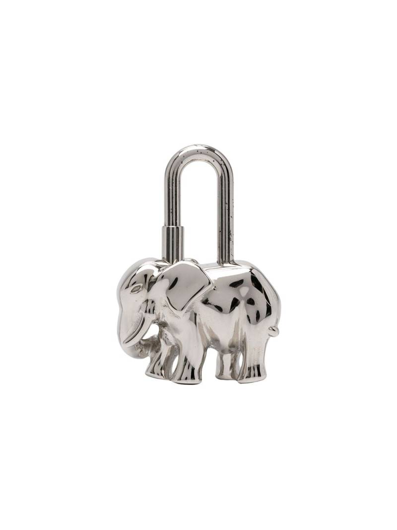 Hermès Pre-Owned 1988 elephant motif Cadena padlock - Silver von Hermès Pre-Owned