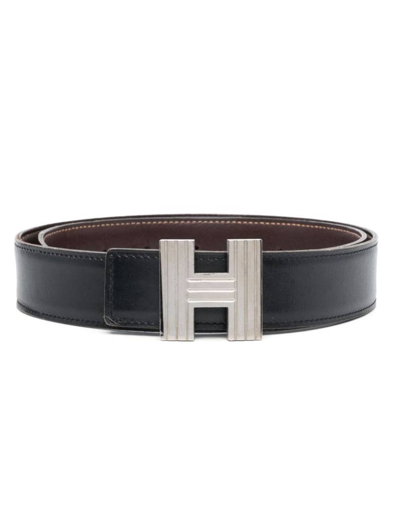 Hermès Pre-Owned 2000 Cadena H reversible belt - Black von Hermès Pre-Owned