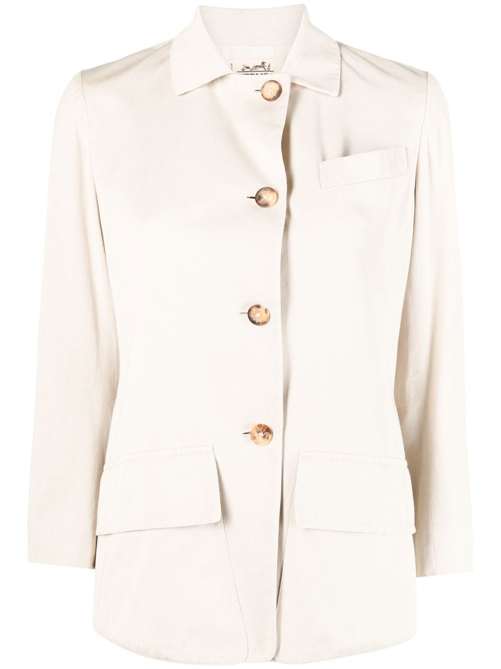 Hermès Pre-Owned 2000s cotton jacket - Neutrals von Hermès Pre-Owned