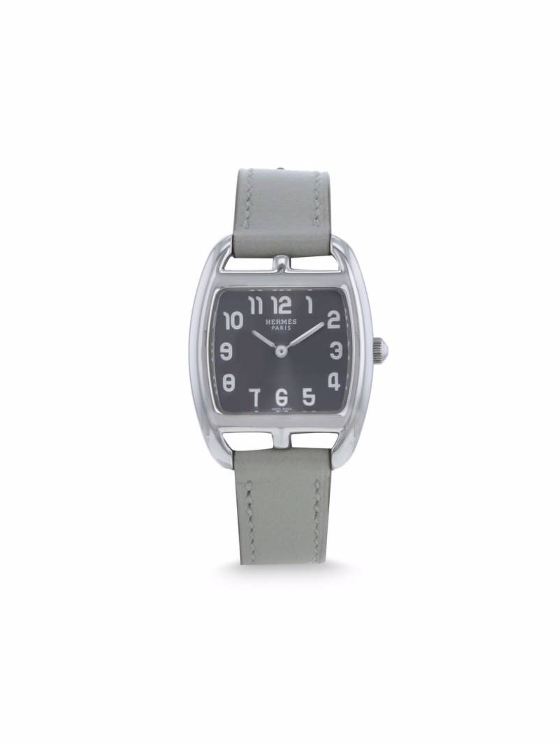 Hermès Pre-Owned 2010 pre-owned Cape Cod 27mm - Grey von Hermès Pre-Owned