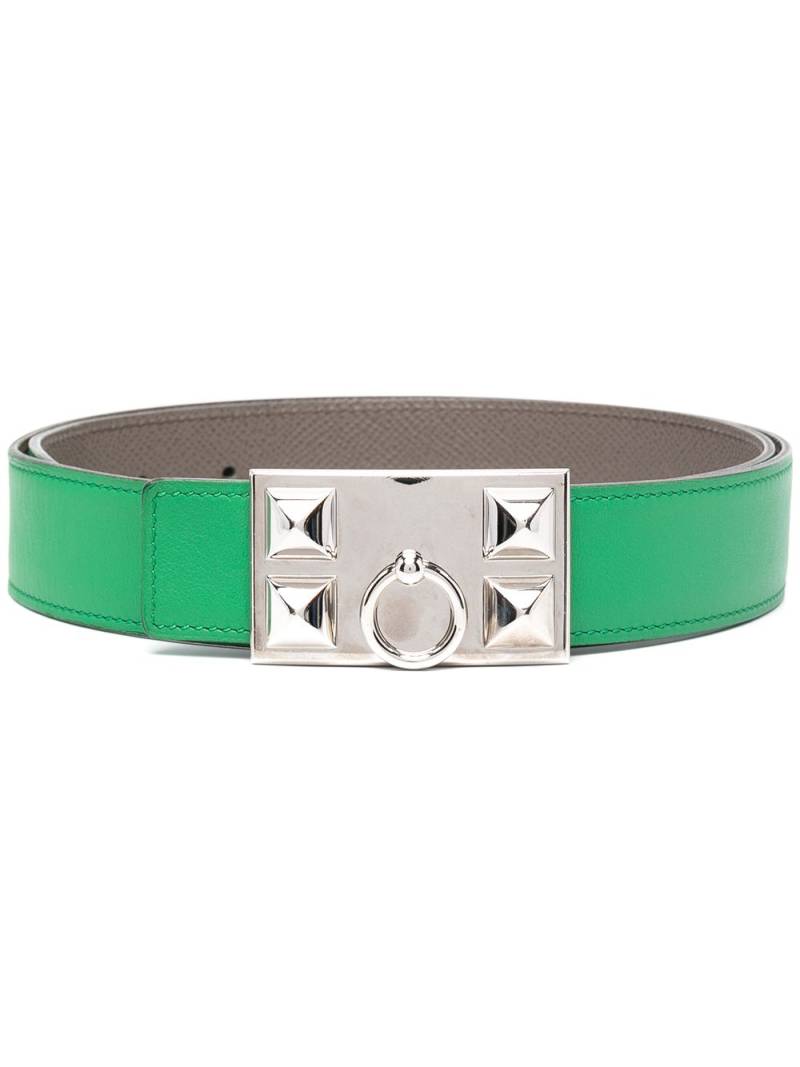 Hermès Pre-Owned 2010 studded belt - Green von Hermès Pre-Owned