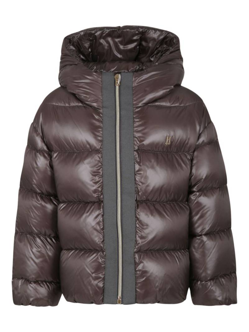 Herno Kids hooded padded jacket - Brown von Herno Kids