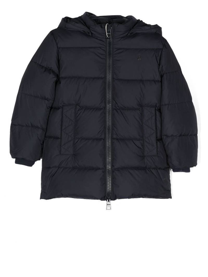 Herno Kids hooded puffer coat - Blue von Herno Kids