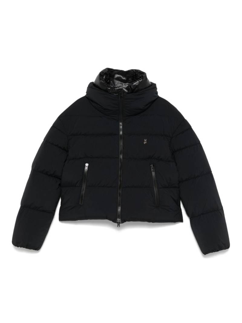 Herno Kids layered-collar puffer jacket - Black von Herno Kids