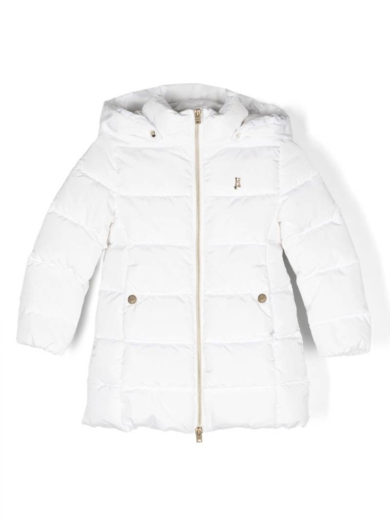 Herno Kids padded hooded jacket - White von Herno Kids