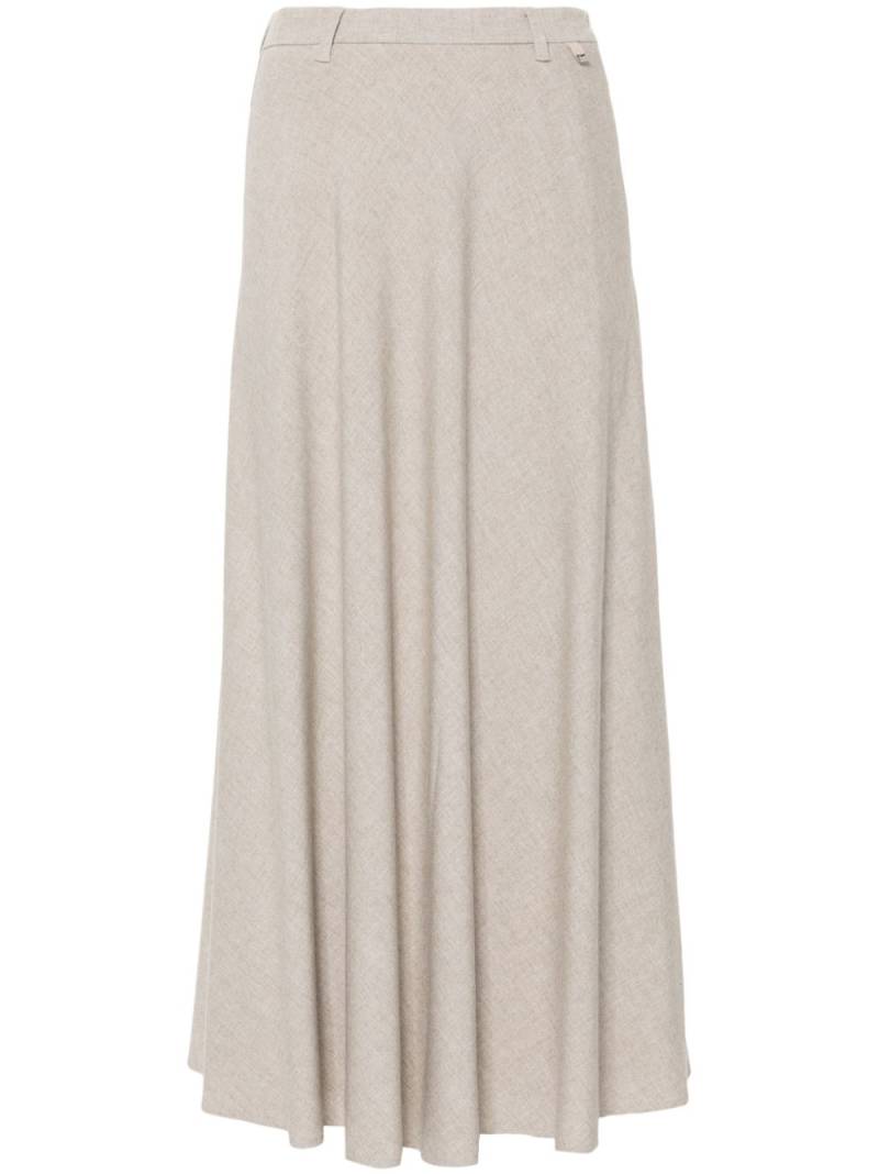 Herno A-line midi skirt - Neutrals von Herno