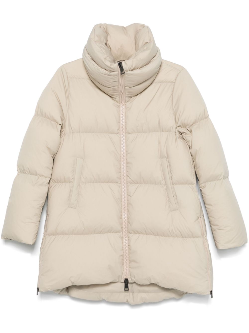 Herno A-line padded jacket - Neutrals von Herno