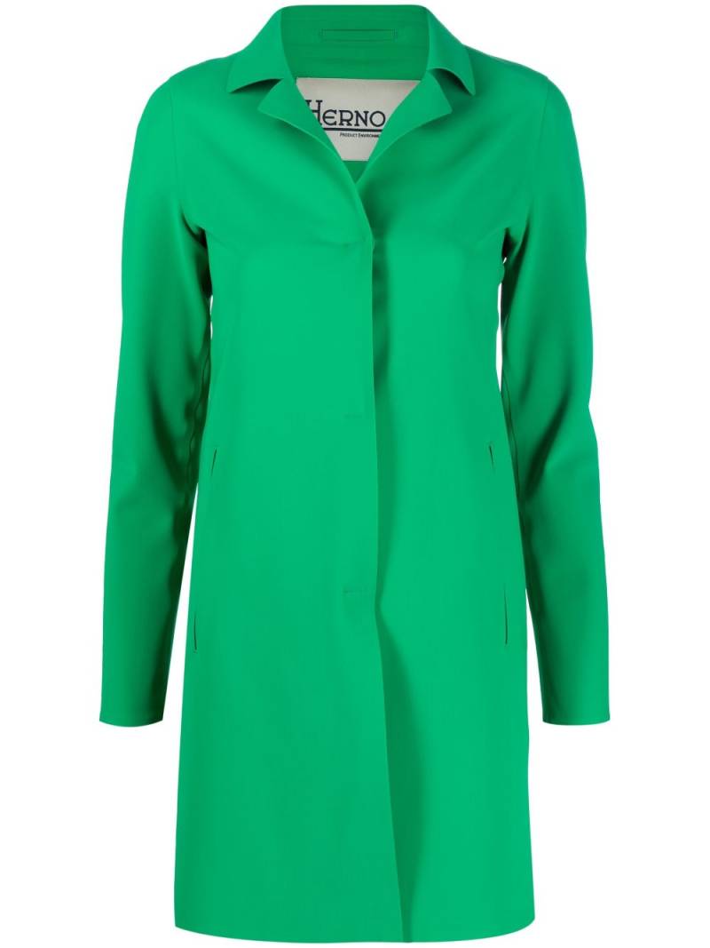 Herno First Act single-breasted coat - Green von Herno