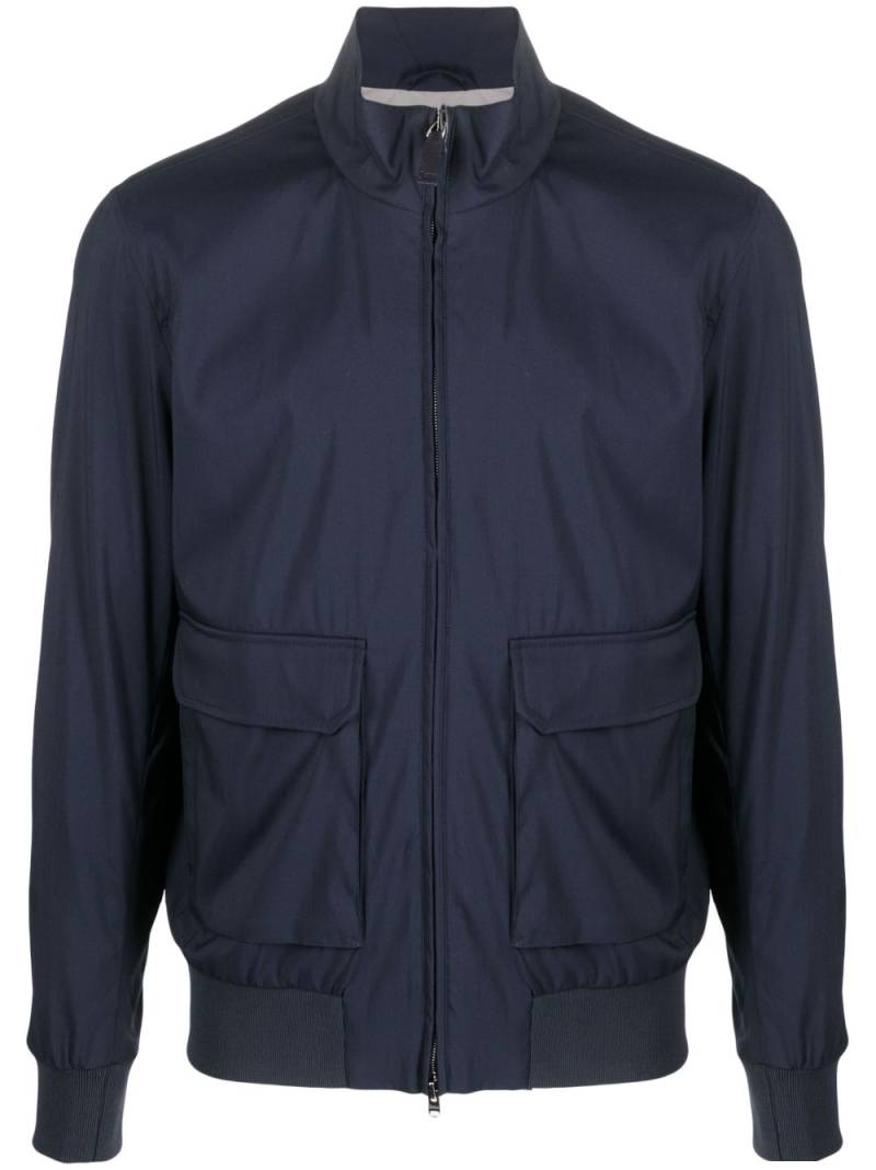 Herno zip-up bomber jacket - Blue von Herno