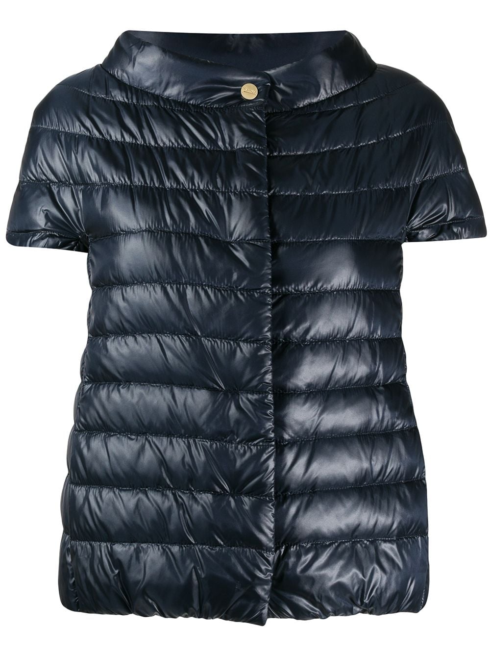 Herno Great short-sleeved down jacket - Blue von Herno