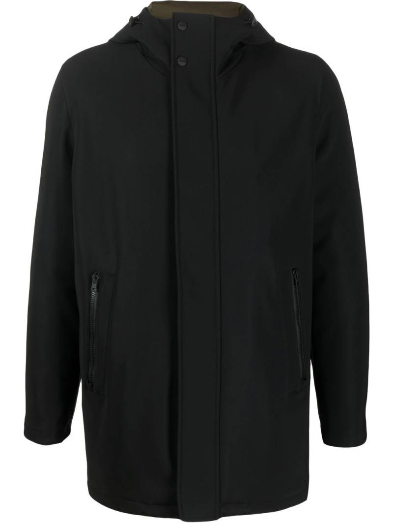 Herno Metropolitan hooded parka coat - Black von Herno