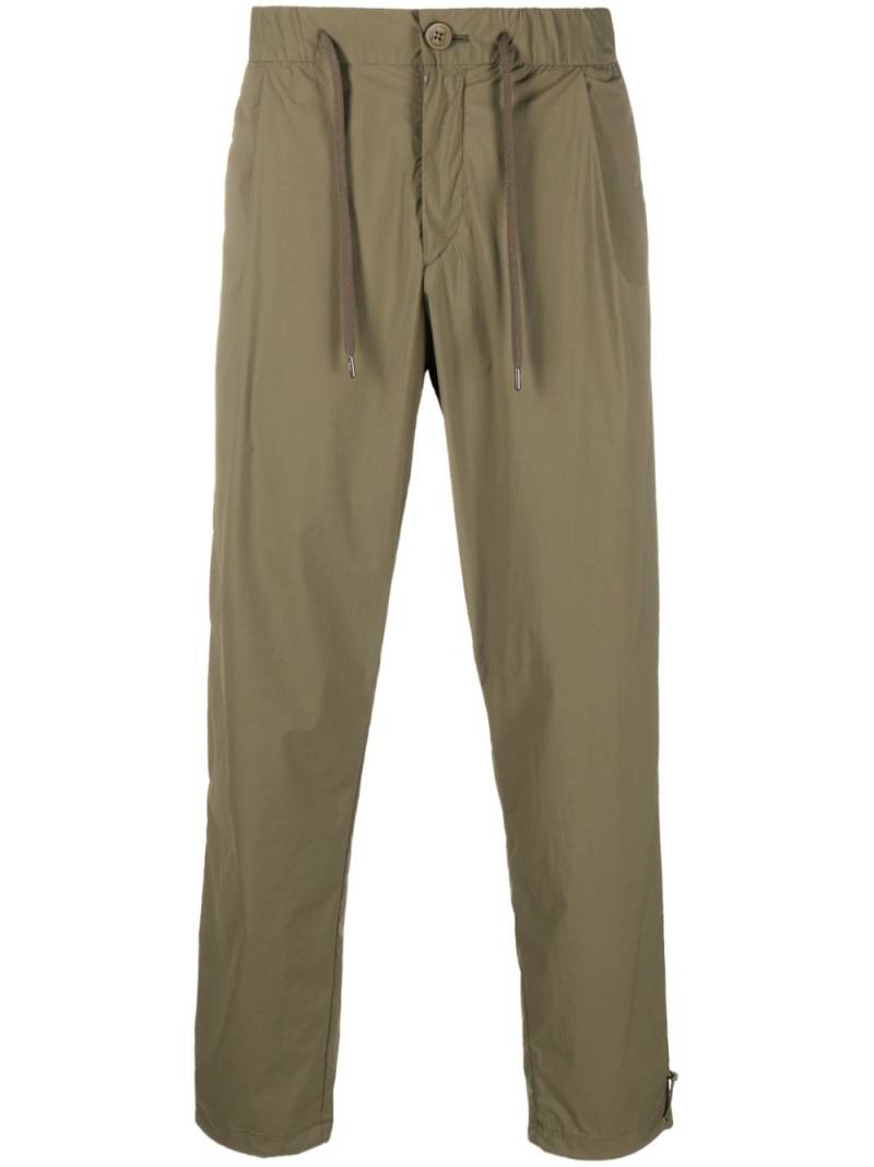 Herno Resort straight-leg trousers - Green von Herno