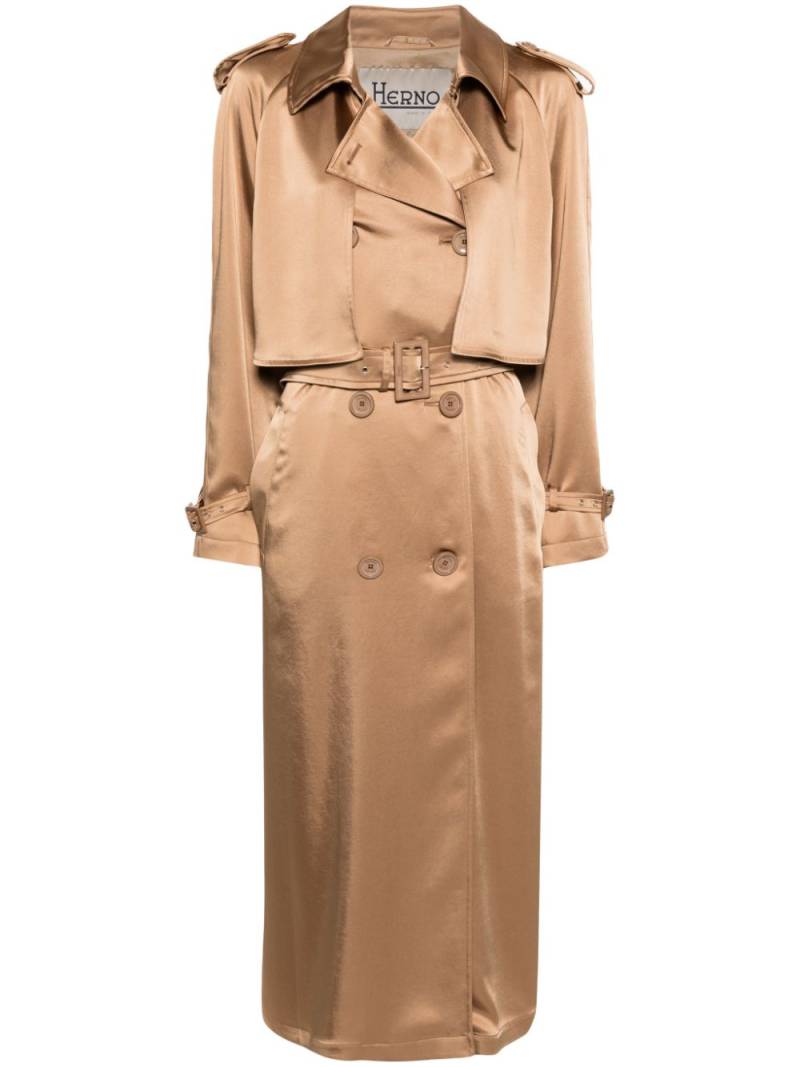 Herno belted trench coat - Neutrals von Herno