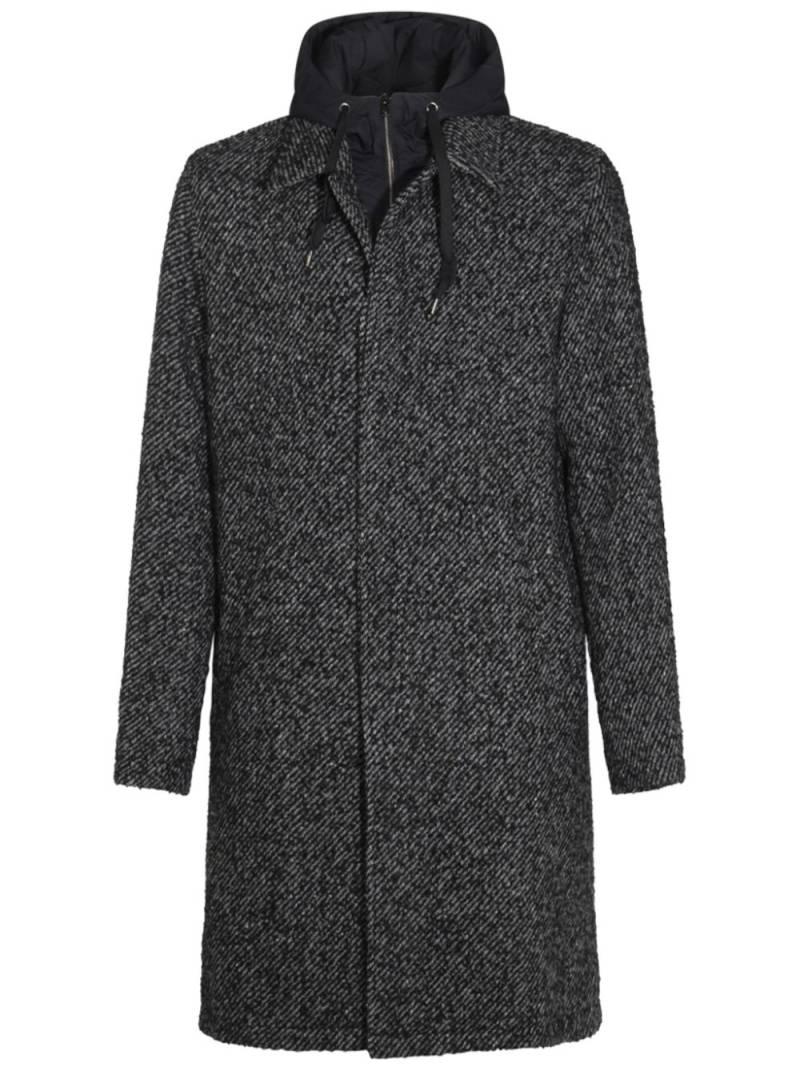 Herno bouclé coat - Grey von Herno