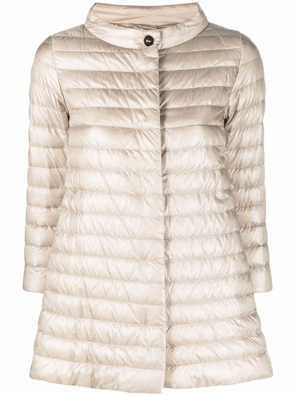 Herno button-up padded coat - Neutrals von Herno