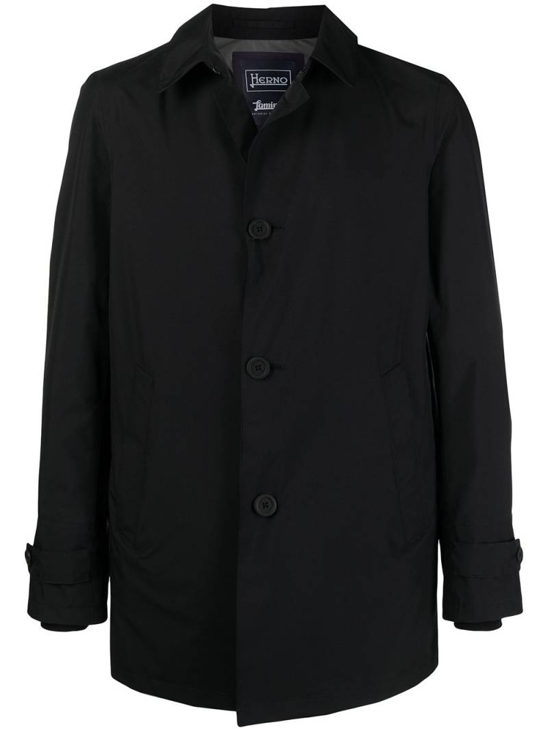 Herno button-up shirt jacket - Black von Herno