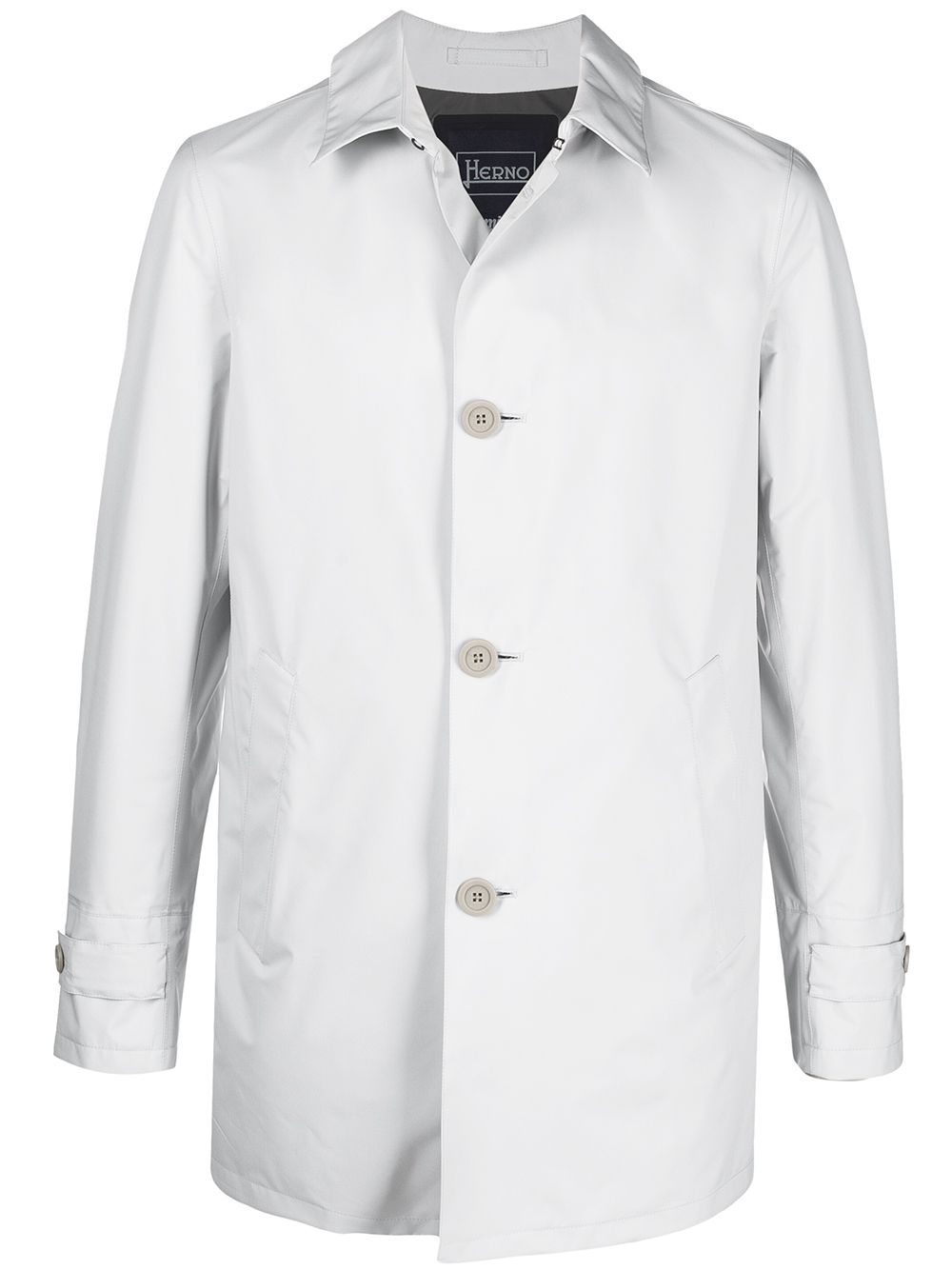 Herno button-up shirt jacket - Neutrals von Herno