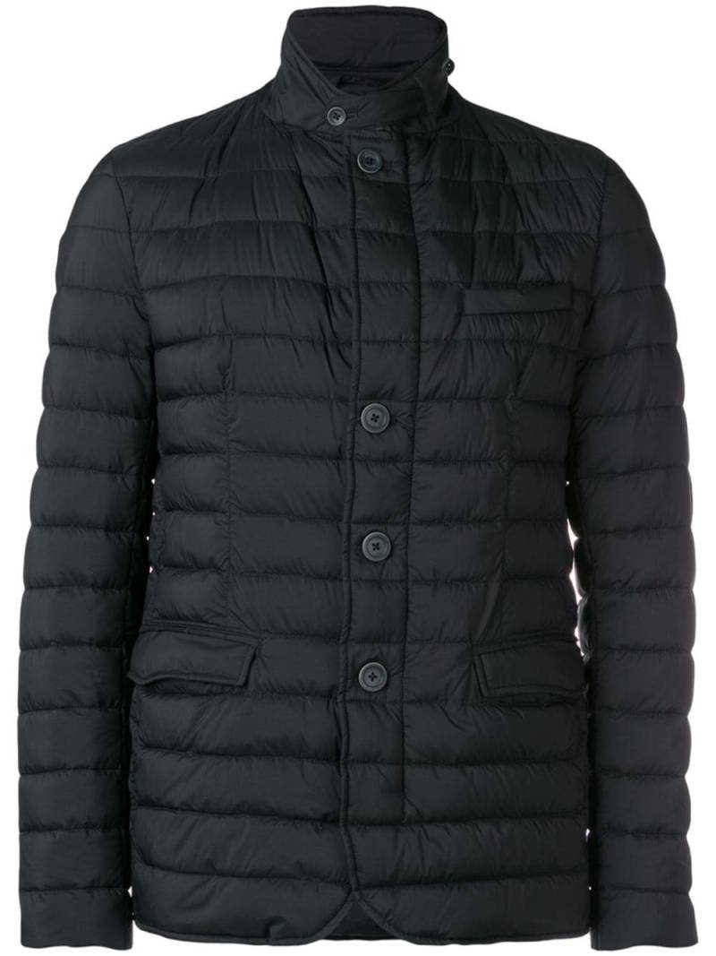 Herno buttoned puffer jacket - Blue von Herno