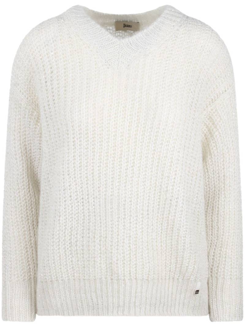 Herno chunky-knit sweater - White von Herno