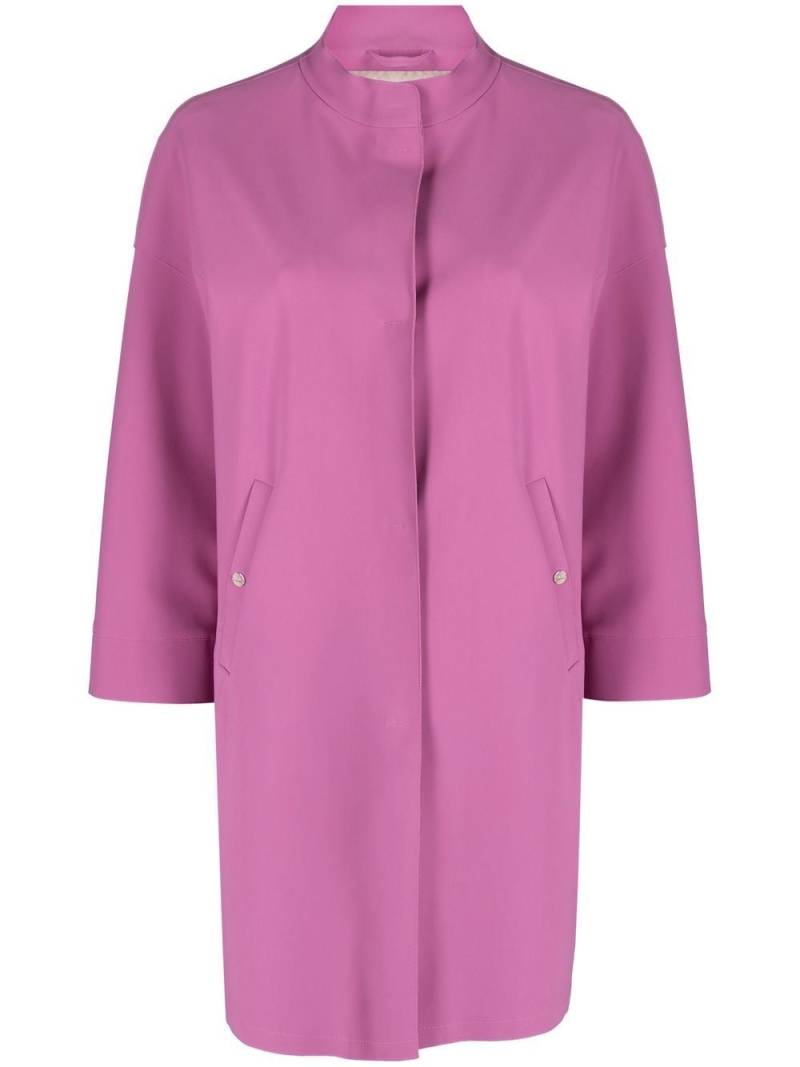 Herno concealed-fastening coat - Pink von Herno