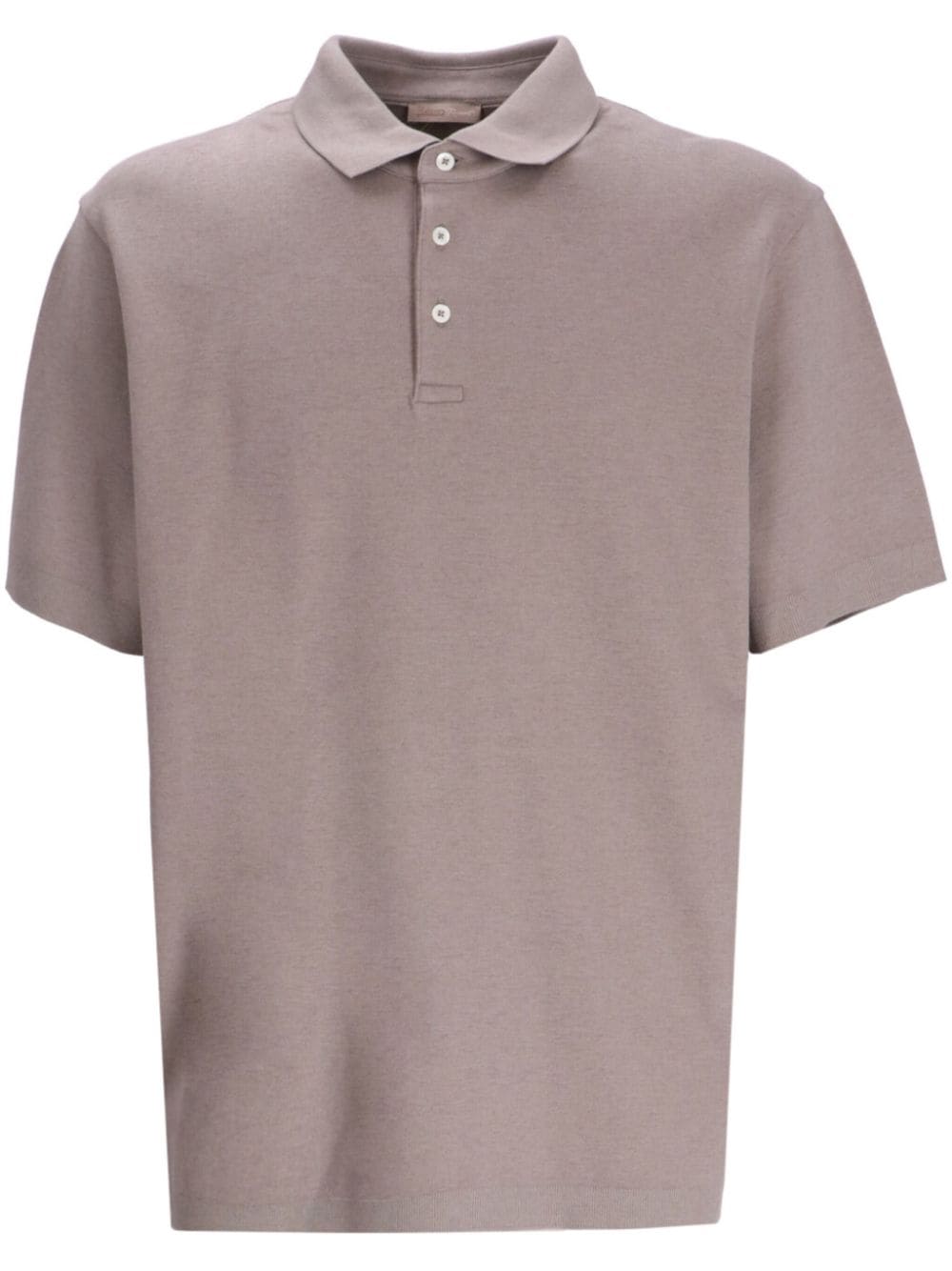 Herno cotton polo shirt - Grey von Herno