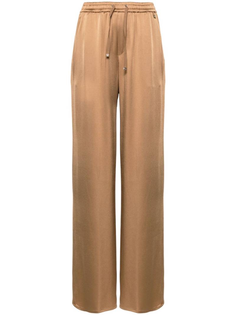 Herno crepe trousers - Brown von Herno