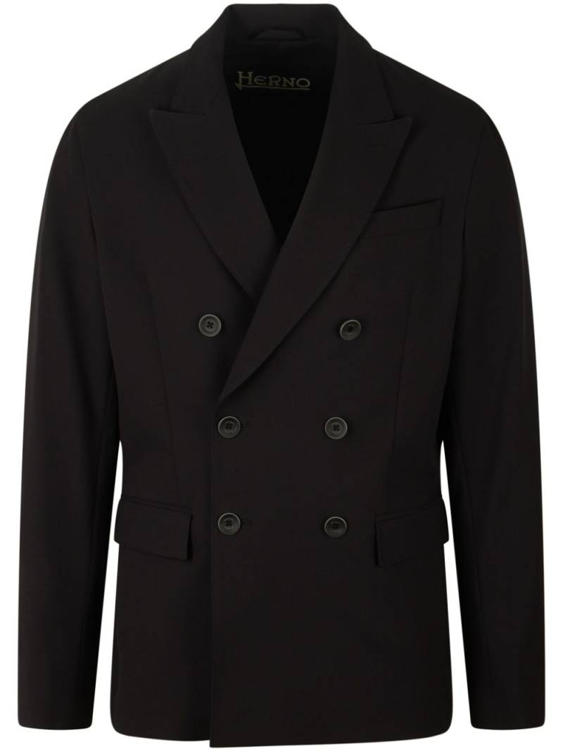 Herno double-breasted blazer - Black von Herno