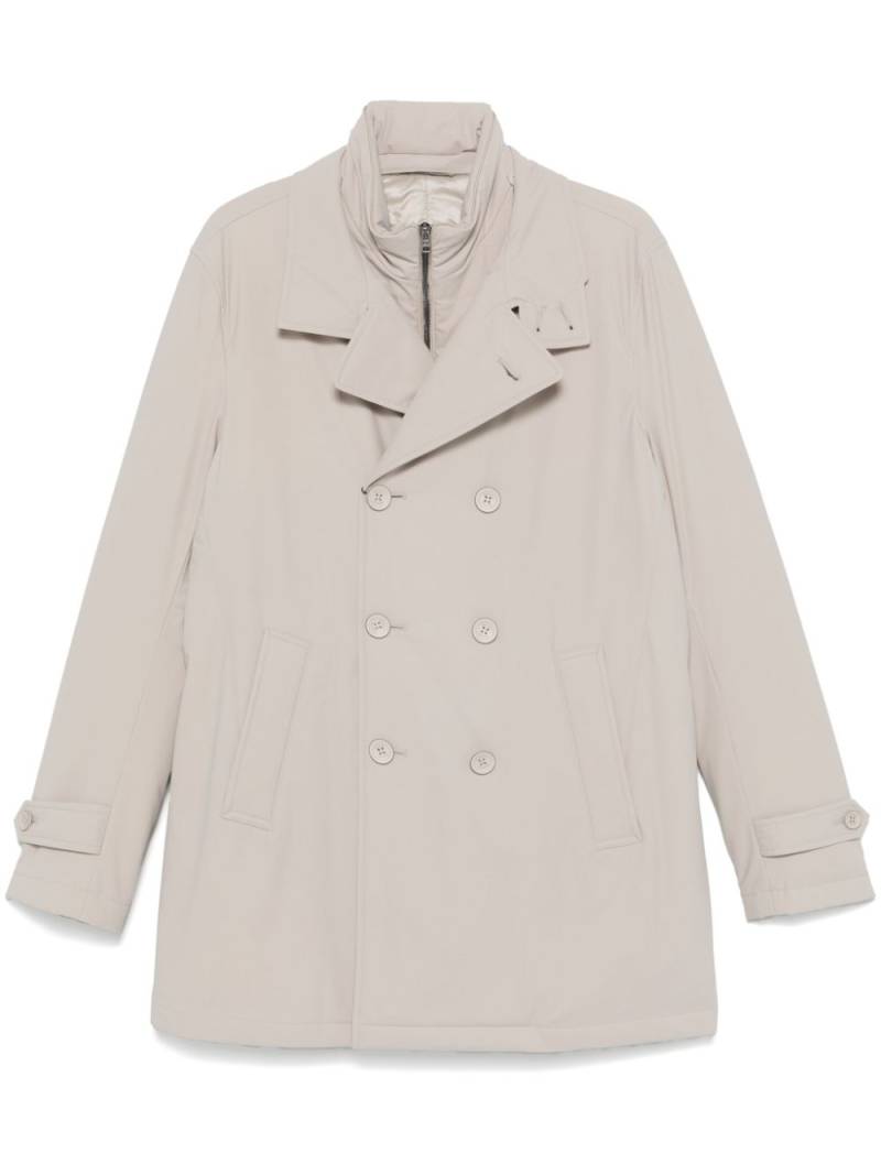 Herno double-breasted coat - Neutrals von Herno