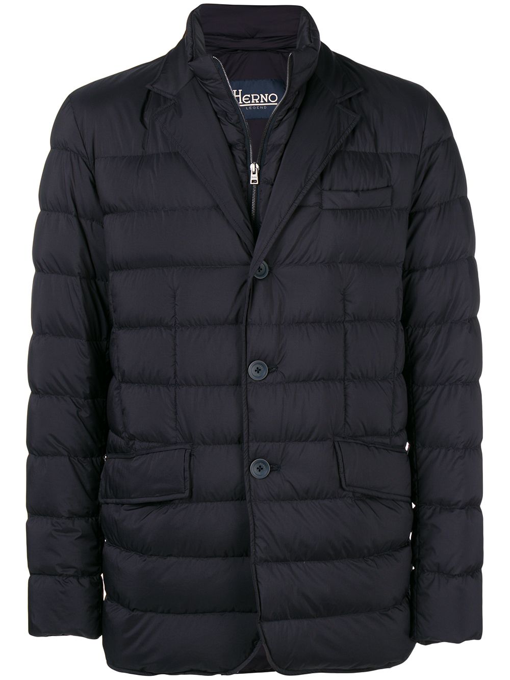 Herno double layer down jacket - Blue von Herno