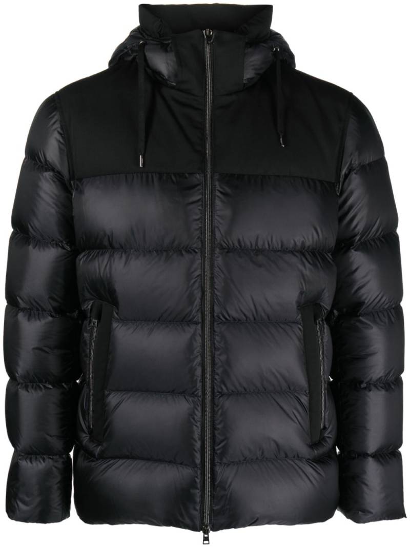 Herno drawstring-hood padded down jacket - Black von Herno