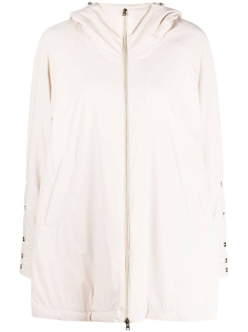 Herno drawstring hooded jacket - Neutrals von Herno