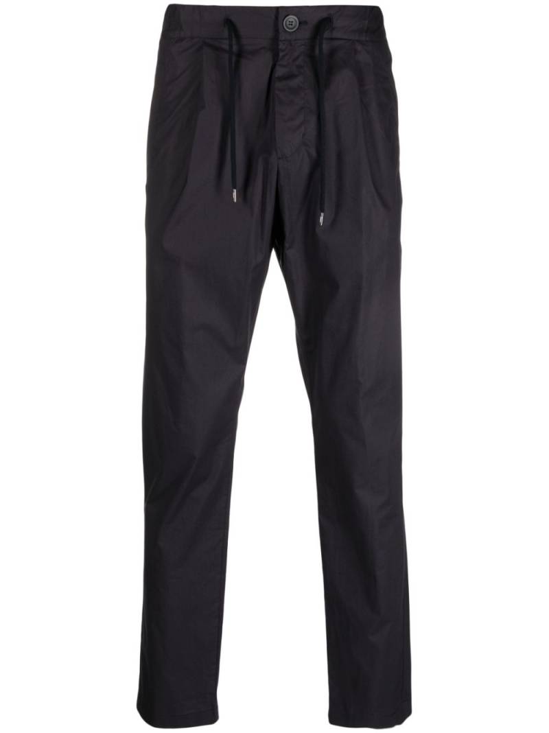 Herno drawstring straight-leg trousers - Blue von Herno