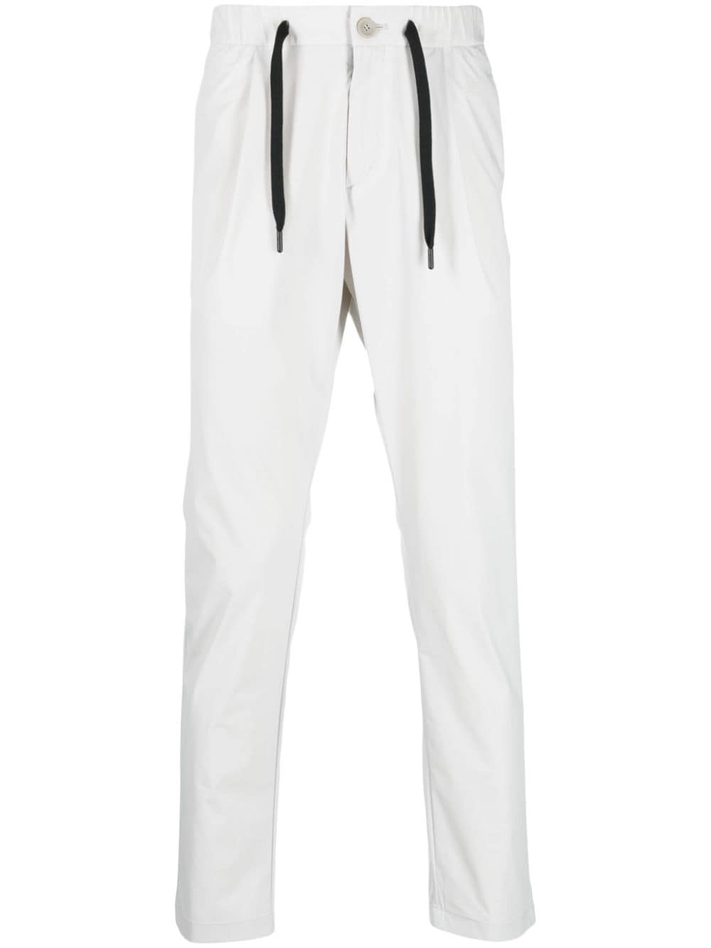 Herno drawstring-waist cropped trousers - White von Herno