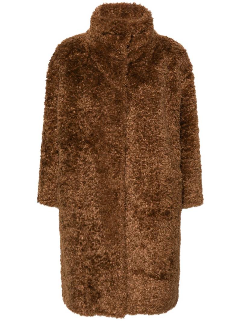 Herno faux-fur coat - Brown von Herno