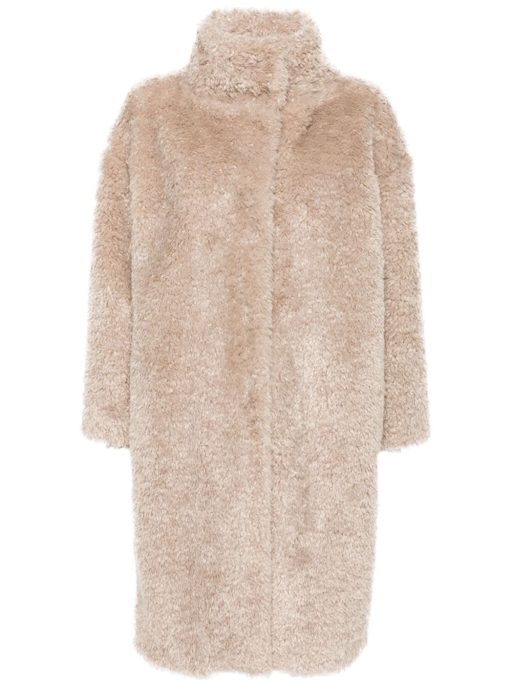 Herno faux-fur coat - Neutrals von Herno