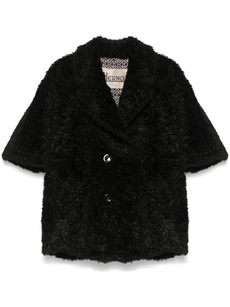 Herno faux-fur jacket - Black von Herno