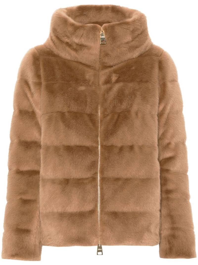 Herno faux-fur jacket - Brown von Herno