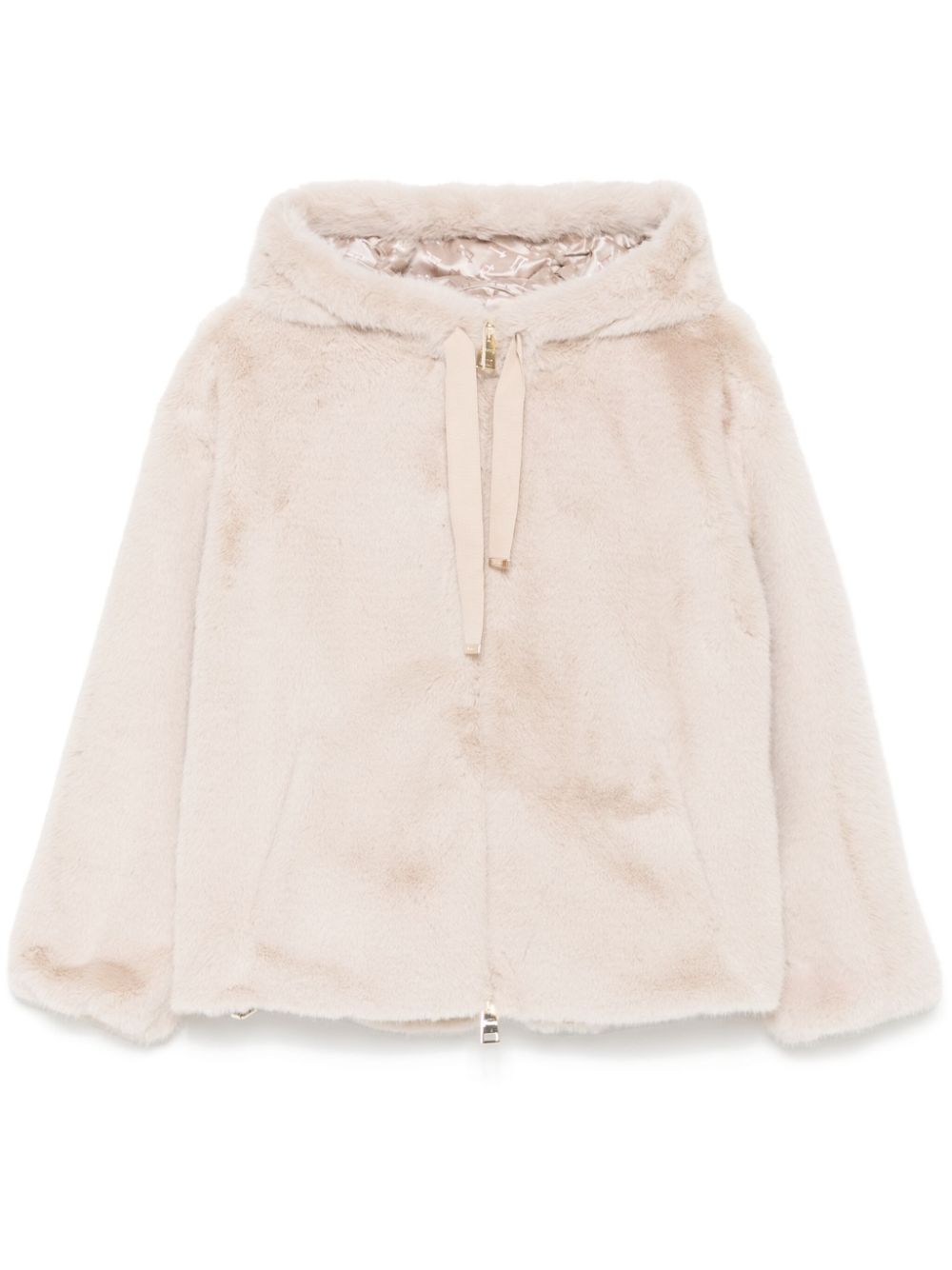 Herno faux-fur jacket - Neutrals von Herno