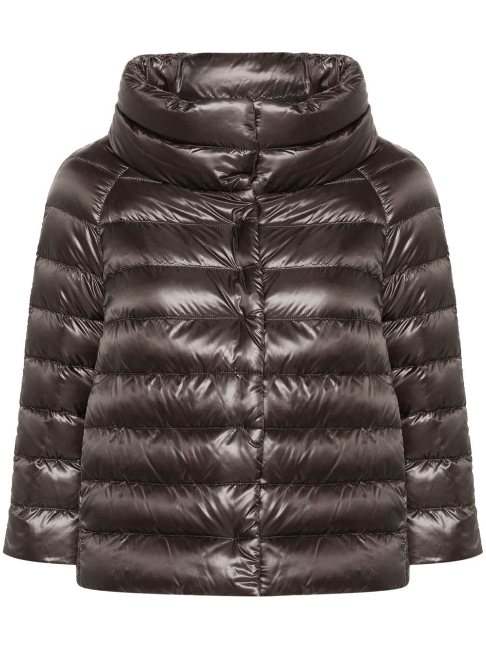 Herno funnel-neck down jacket - Grey von Herno