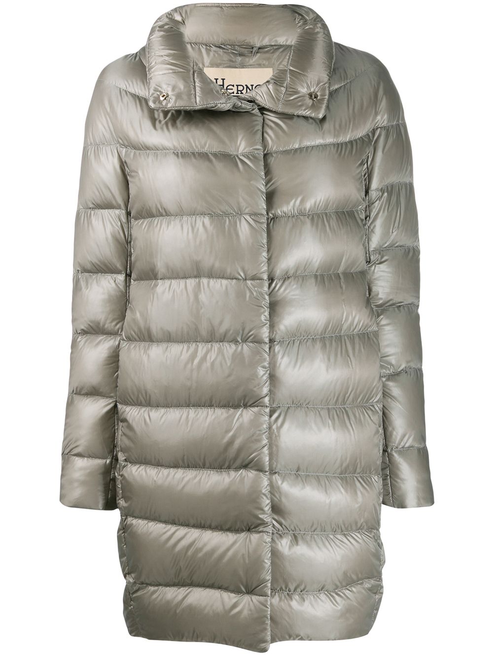 Herno glossy puffer jacket - Grey von Herno