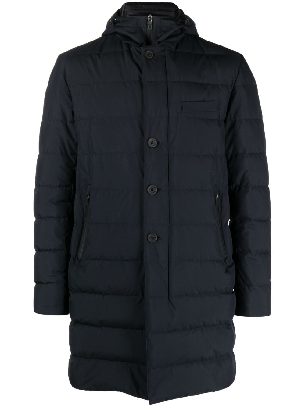 Herno high-neck padded coat - Black von Herno